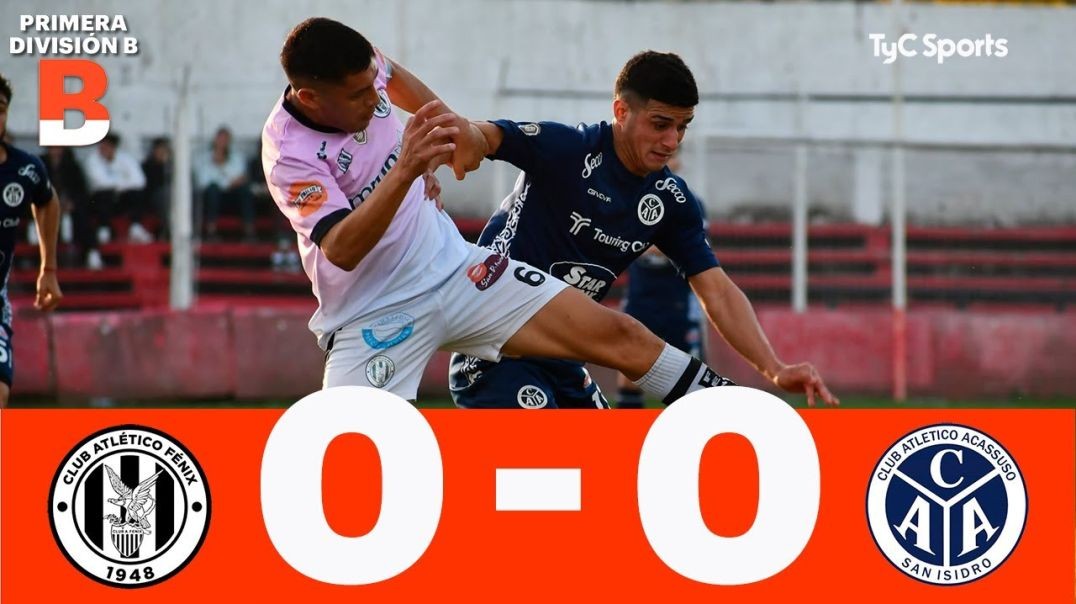 ⁣Fénix 0-0 Acassuso   Primera División B   Fecha 18 (Apertura)