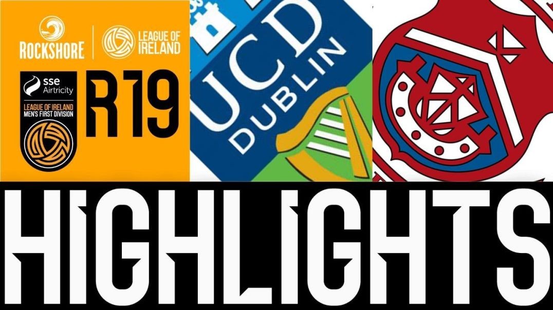 ⁣First Division   Round 19   UCD 0-3 Cobh Ramblers   Highlights