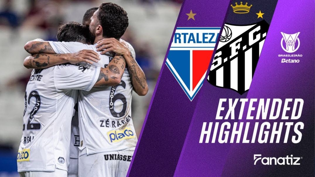 ⁣Fortaleza vs. Santos 2-3 | Game Highlights | #brasileirao2025