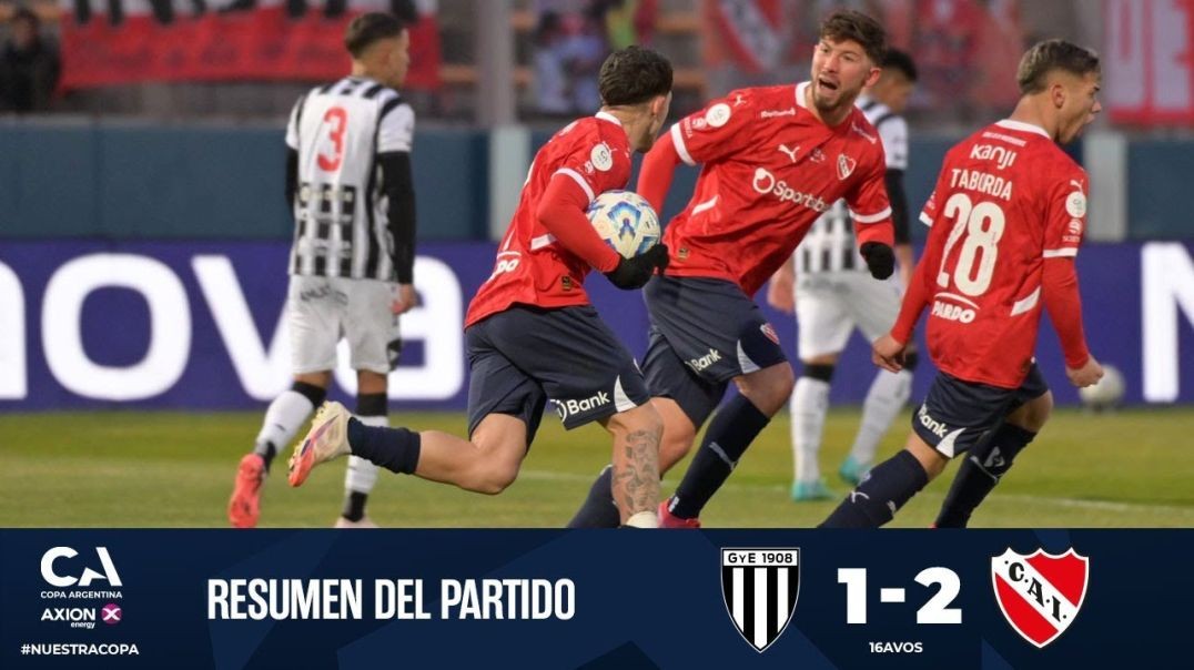 16avos: Gimnasia de Mendoza 1 - Independiente 2