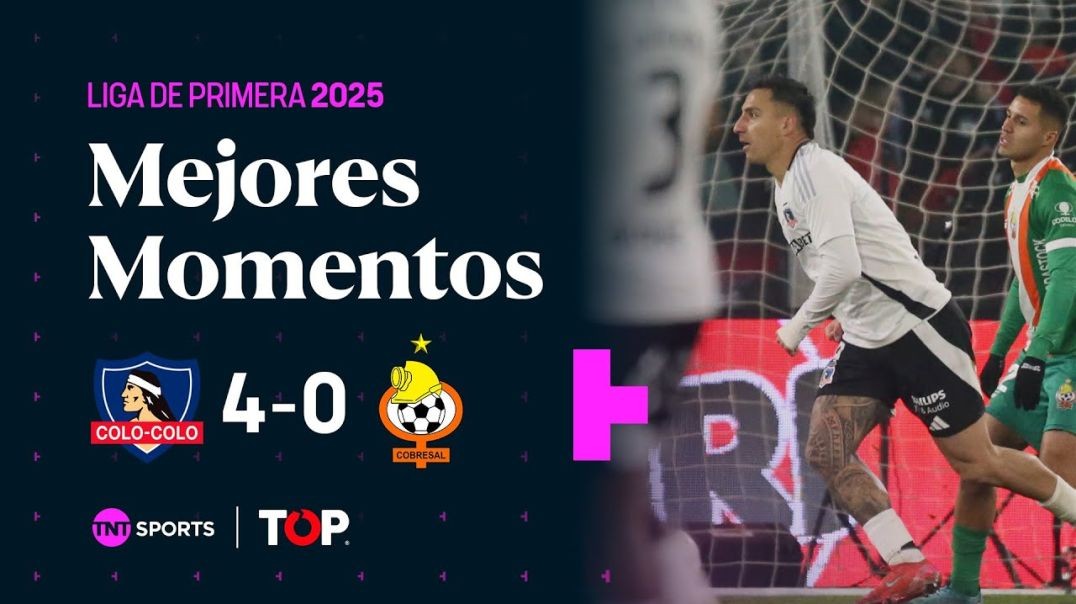 ⁣Compacto TOP   ⚫⚪ Colo Colo 4️⃣ - 0️⃣ ⛏️🟠 Cobresal   Liga de Primera 2025 🏆⚽🔥 - Fecha 14 📅