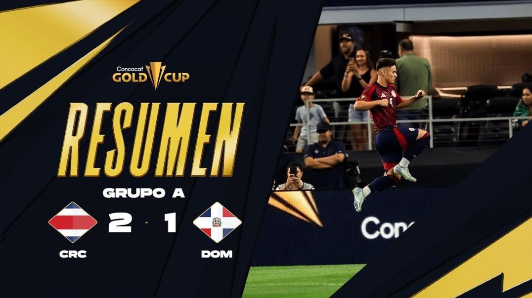 ⁣Costa Rica 2-1 República Dominicana   Copa Oro 2025   Fase de Grupos