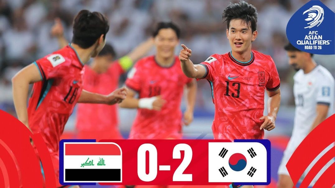 ⁣KOREA REPUBLIC IN – Iraq to playoffs!   Iraq - Korea Republic   Highlights #asianqualifiers - RT 26