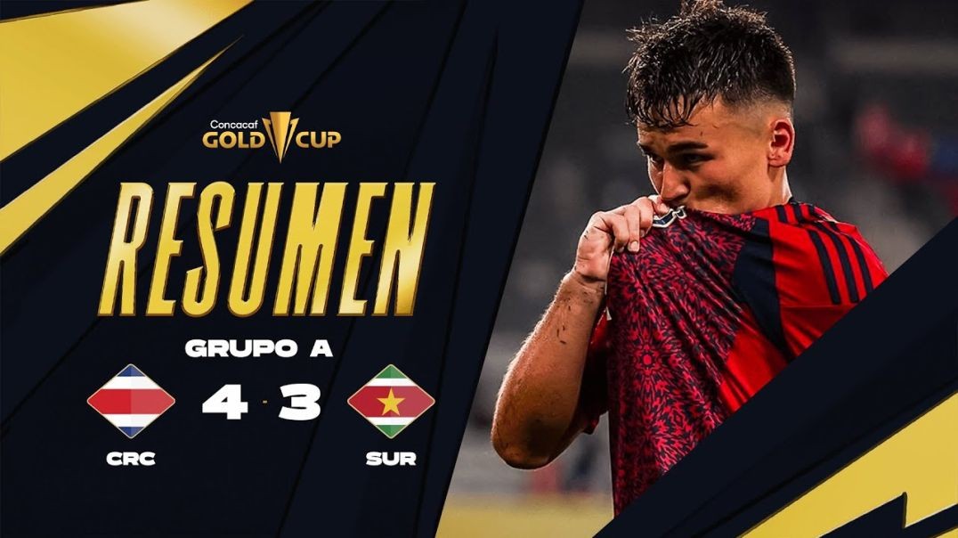 ⁣Costa Rica 4-3 Surinam   Copa Oro 2025   Fase de Grupos