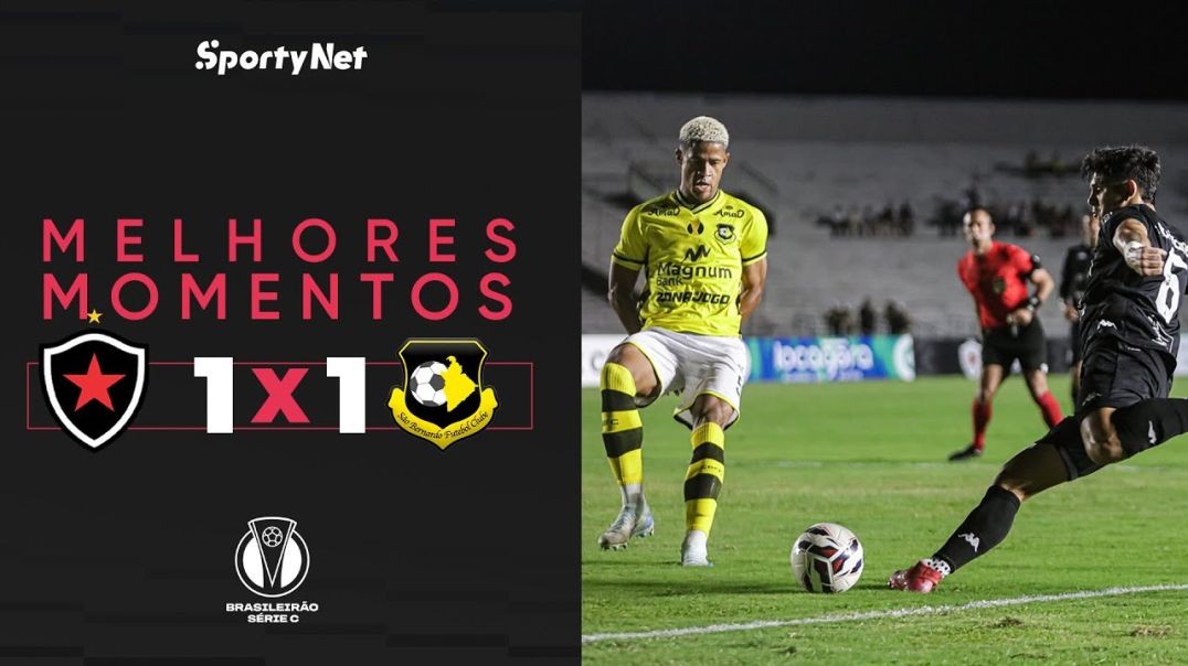 GOLAAAAAÇO DO BELO E GOL CONTRA BIZARRO! - Botafogo-PB 1x1 São Bernardo - Melhores Momentos Série C